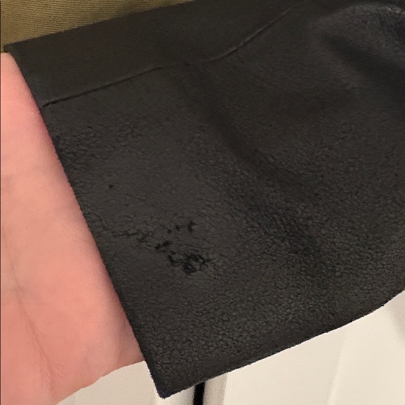 [Theory] Yaisa Pryor Mixed Media Leather Long-Sleeve Open Front Jacket Women’s M - Picture 9 of 12